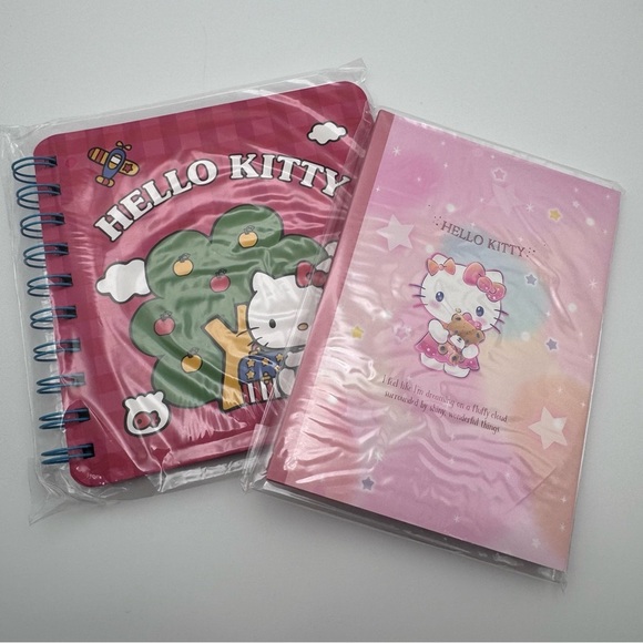 Other - Hello Kitty Miniso x Sanrio Notebook + A6 Journal Set 2pc NWT Kawaii